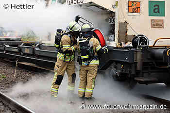Feuerwehr dichtet Argon-Leck ab