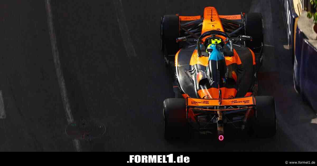 Lando Norris konsterniert: "Glaubst du, wir können 1,5 Sekunden aufholen?"