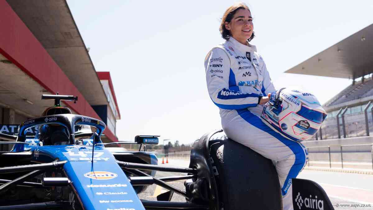 Chadwick achieves 'dream' after Williams F1 test