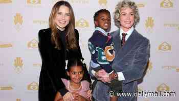 Sophia Bush and girlfriend Ashlyn Harris give soccer star's kids their red carpet debut after divorce confession