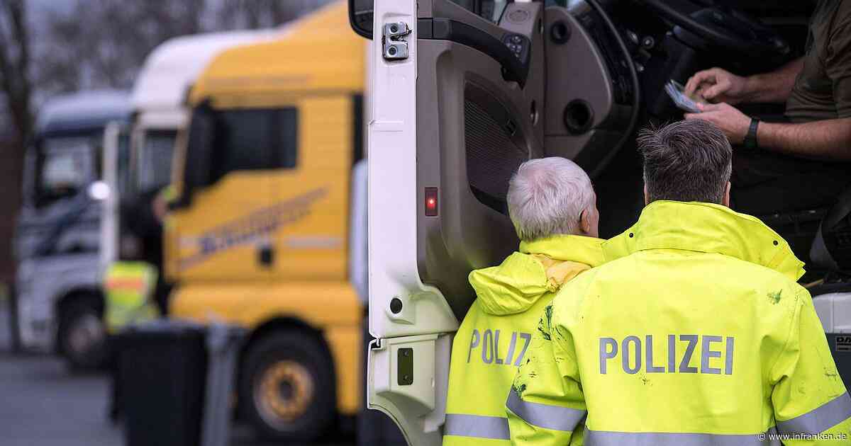 B279 bei Rentweinsdorf: Verkehrspolizei Bamberg stoppt "tickende Zeitbombe"