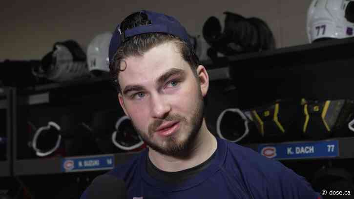 Practice: Kirby Dach also had a message