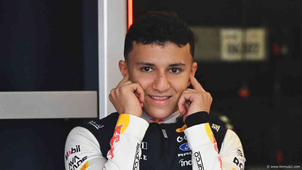 Hadjar encouraged by first day back in his upgraded Red Bull