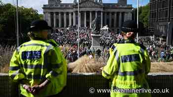 Dad jailed after hurling bottle at police during anti-migrant protest