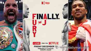 Tyson Fury vs Anthony Joshua £150m fight is finally CONFIRMED - in Cardiff at 2am on a Friday night in December - and Netflix reveal price it will cost to watch