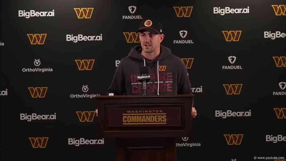 LIVE: OC David Blough Speaks To The Media Before Practice | Washington Commanders