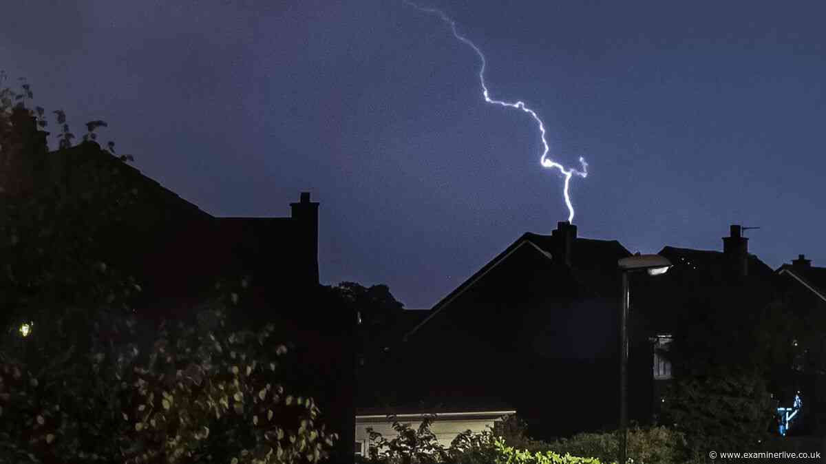 Met Office names three areas facing thunderstorms on Saturday