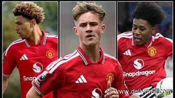 Move over JJ Gabriel: With 'kid Messi' wanting out, here are three Man United wonderkids ready to replace him as the brightest young talent at Carrington - and how close they are to Michael Carrick's first team