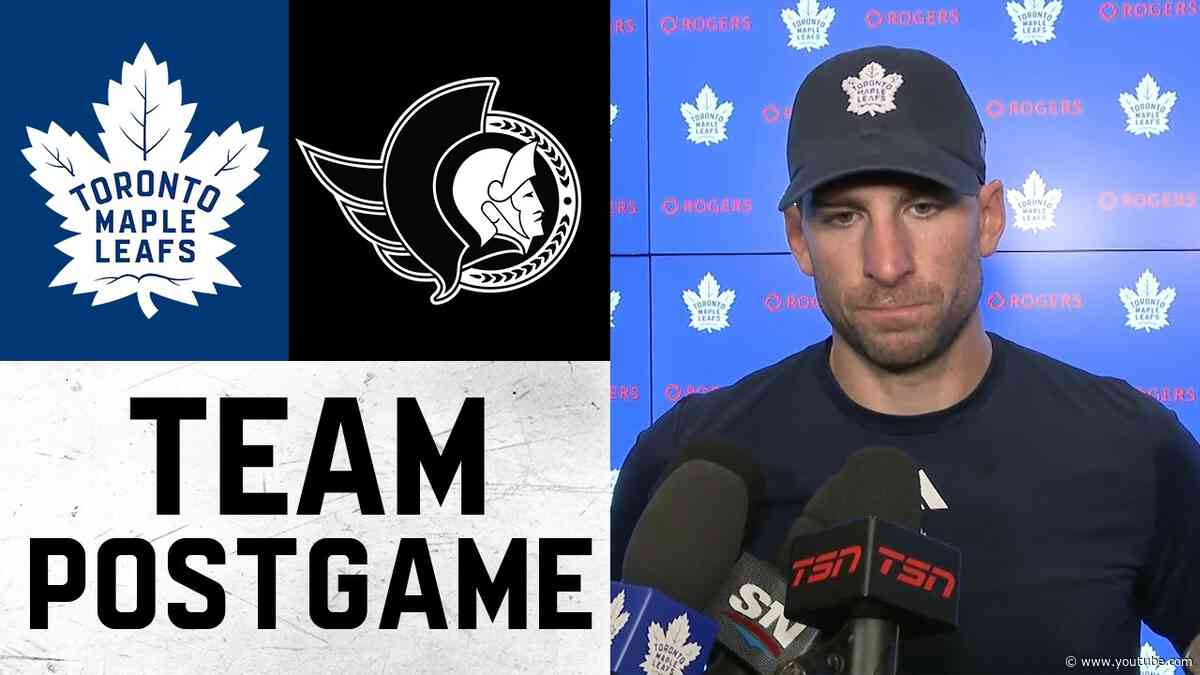 Maple Leafs Full Media Availability | Post Game vs Ottawa Senators | September 23, 2026