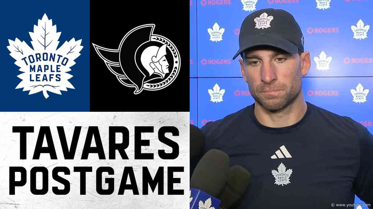 John Tavares | Post Game vs Ottawa Senators | September 23, 2026