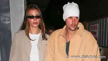Justin and Hailey Bieber enjoy night out at celeb-endorsed megachurch… after his wild gig in LA's most dangerous park