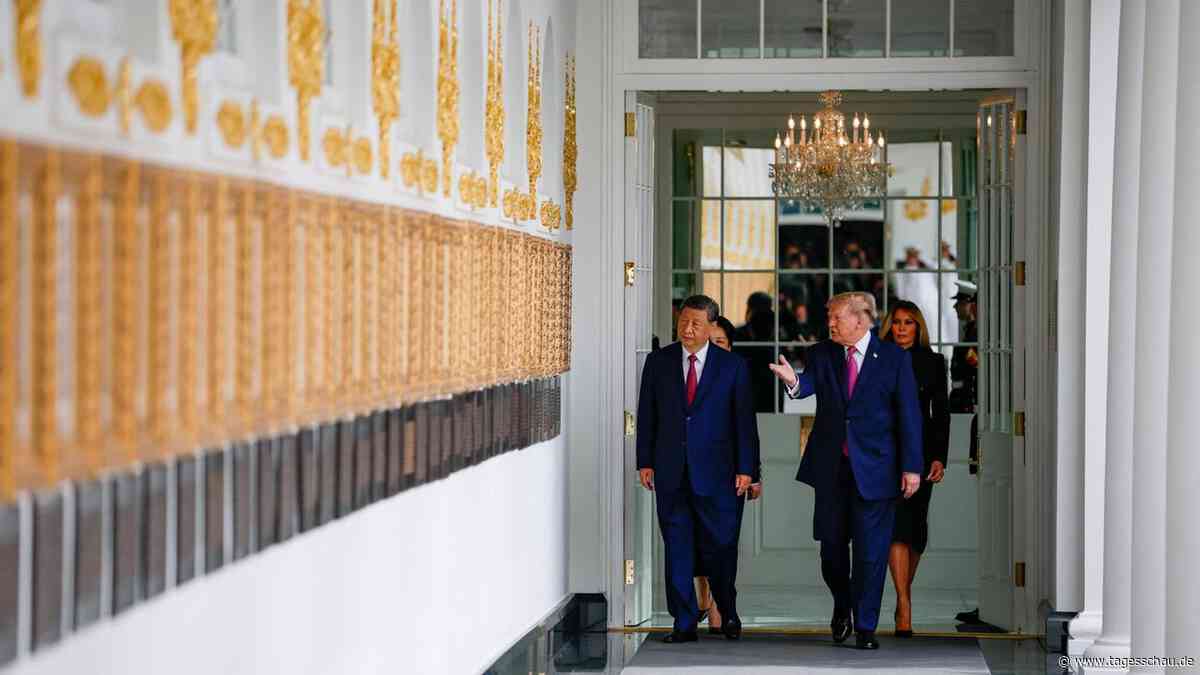 Prunk und Pandas: Trump empfängt Xi in Washington
