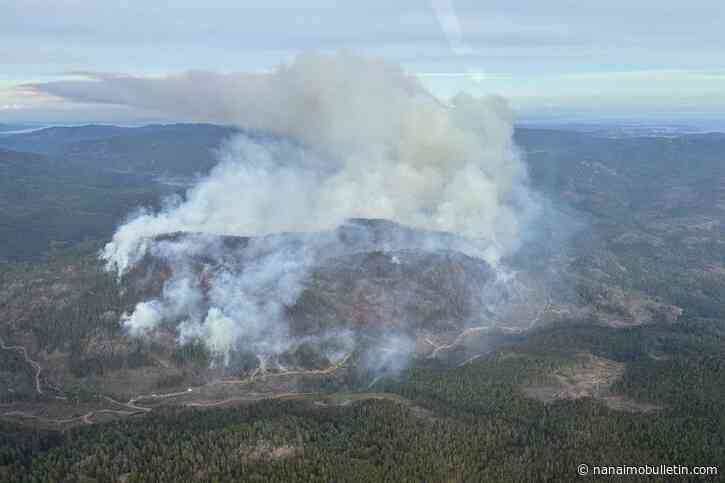 Mount Jack fire near Sooke grows to 276 hectares, ‘light rain’ forecast