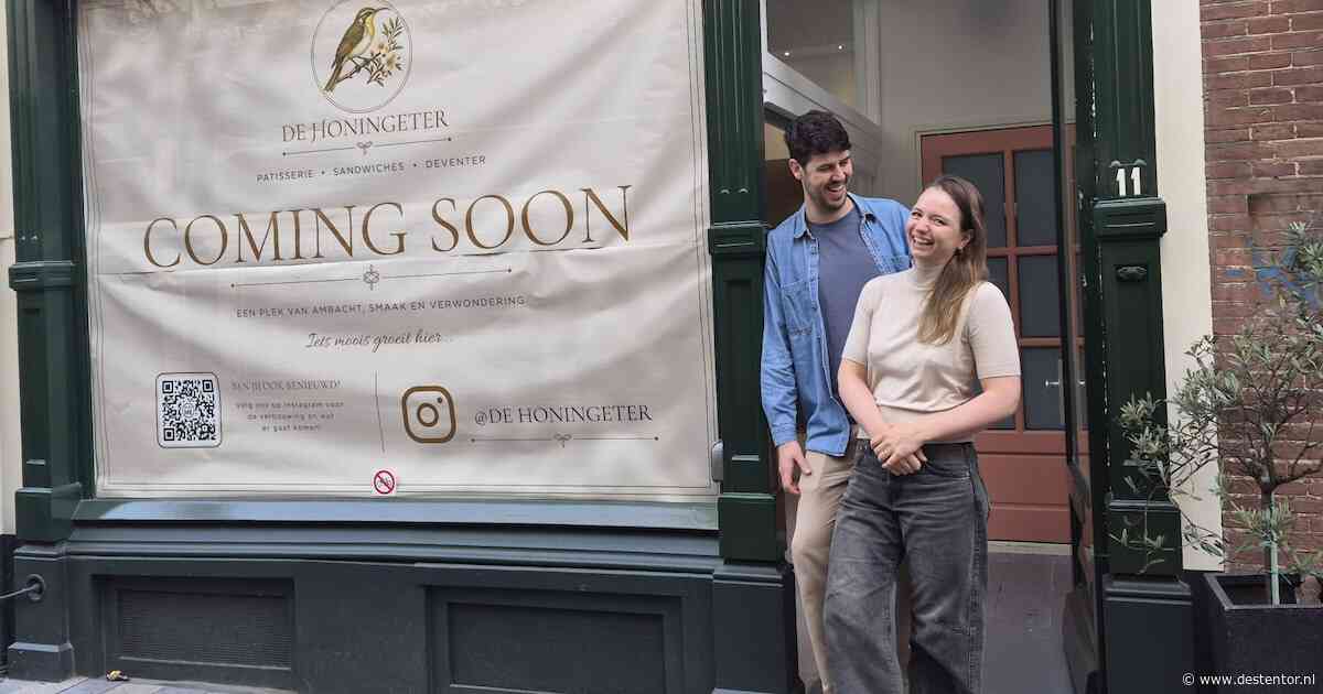 Isaure en Jordy openen patisserie de Honingeter in Deventer: ‘Wij maken mooie gebakjes en goede brioche’