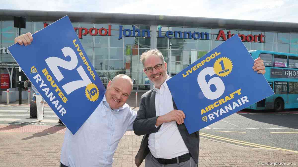 Liverpool 'can't get enough' as Ryanair announces £453m investment