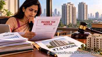 Wife sold shares, bought husband’s Rs 7.5 crore property; taxman send notice