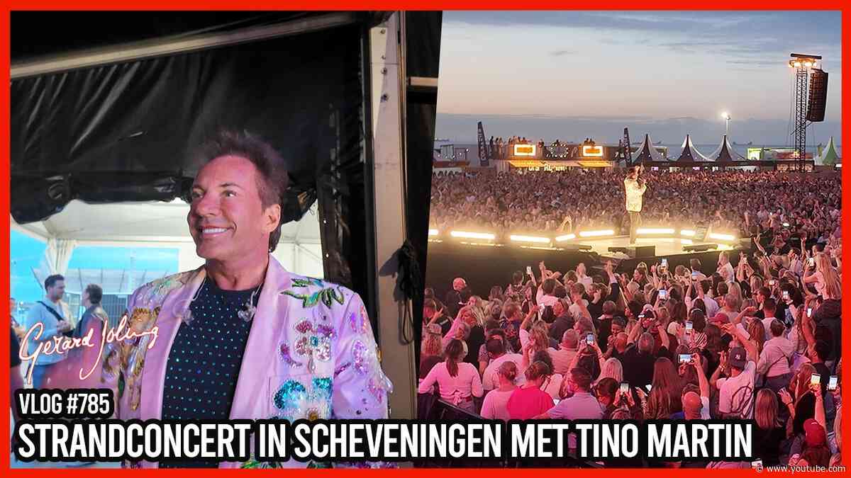 STRANDCONCERT IN SCHEVENINGEN MET TINO MARTIN - GERARD JOLING - VLOG #785