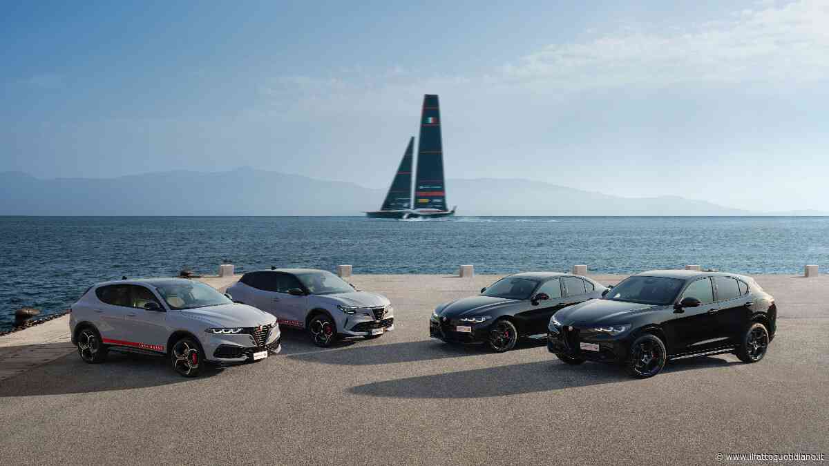 Alfa Romeo sale a bordo di Luna Rossa. Quattro modelli in versione speciale – FOTO