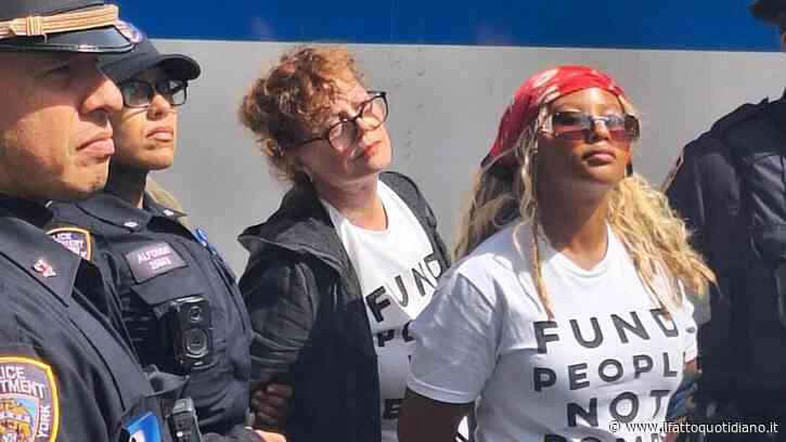 Assemblea Onu, arrestata l’attrice Susan Sarandon: protestava contro la presenza di Benjamin Netanyahu