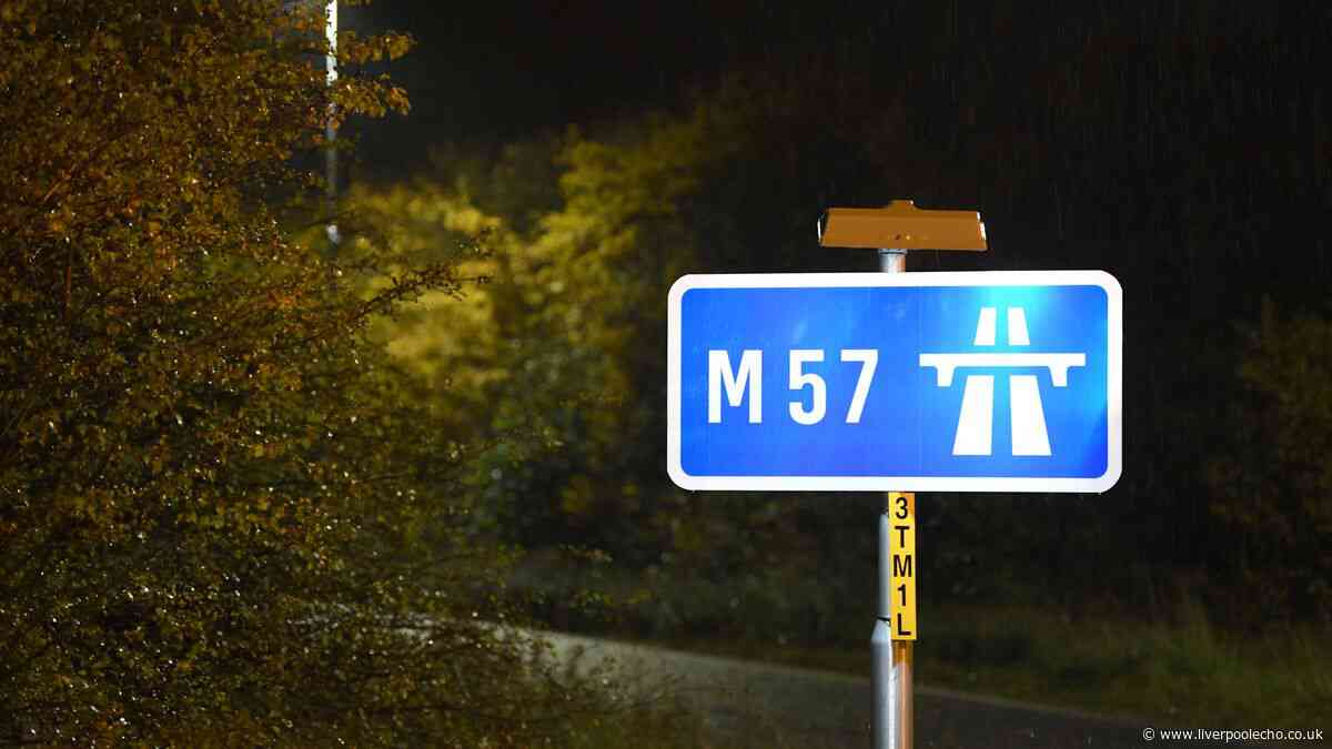 M57 traffic held recap after van goes up in flames