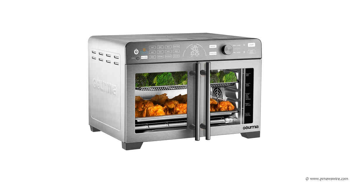 Gourmia Brings New Extra-Large 12-Slice Stainless Steel Air Fryer Oven to Costco