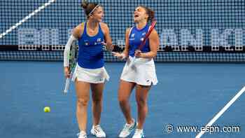 Italy recovers to beat China, reach Billie Jean King Cup semifinals