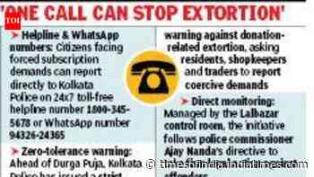 Durga Puja chanda extortion? Get in touch with us, says Kolkata Police