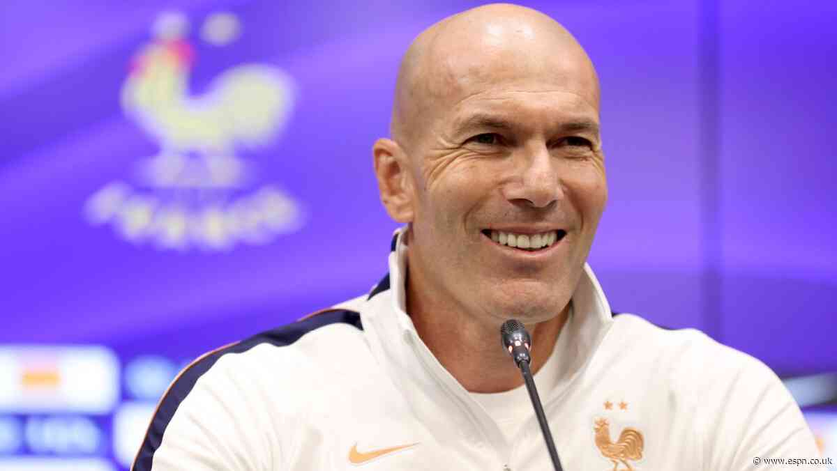 Zidane feeling 'immense emotion' ahead of debut as France coach