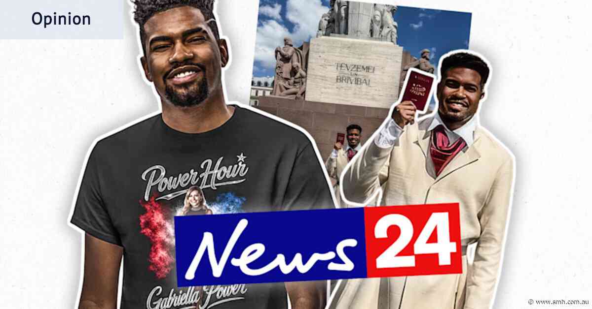 News24 merch sold using the face of pro-migrant influencer