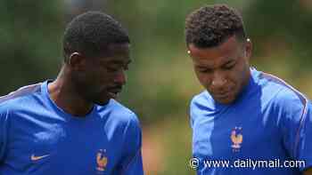 Inside Kylian Mbappe and Ousmane Dembele's 'frosty' relationship: Insiders in French camp reveal 'growing' tension between the stars - and the Ballon d'Or is to blame!
