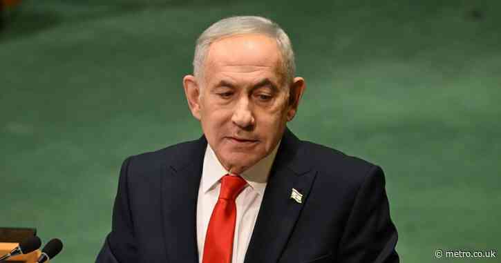 Netanyahu calls genocide accusations ‘greatest lie in history’ after delegates walk out of UN speech