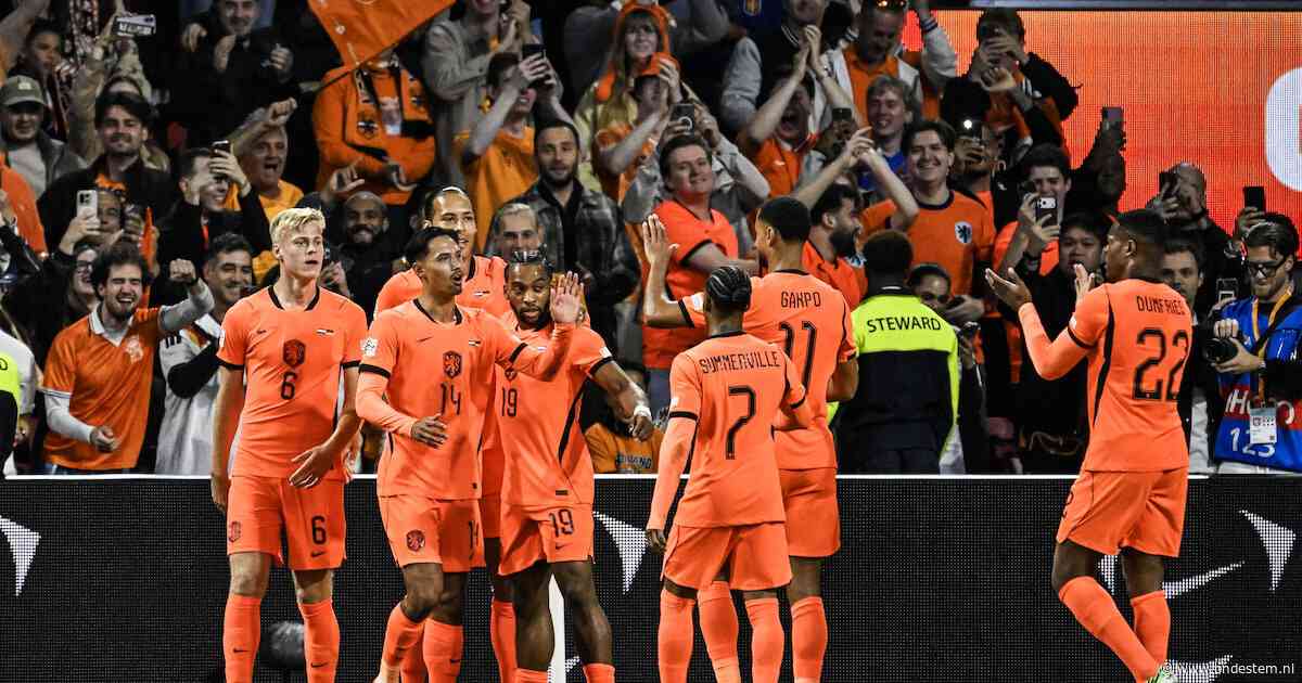 Van Dijk maakt eerste goal onder Xavi, maar treffer afgekeurd na lichte overtreding Brobbey op Ter Stegen