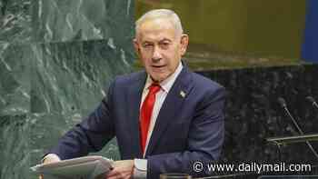 Defiant Netanyahu brands Gaza genocide claims the 'biggest lie of the century' and attacks 'moral cowards' as scores of delegates walk out during fiery UN speech