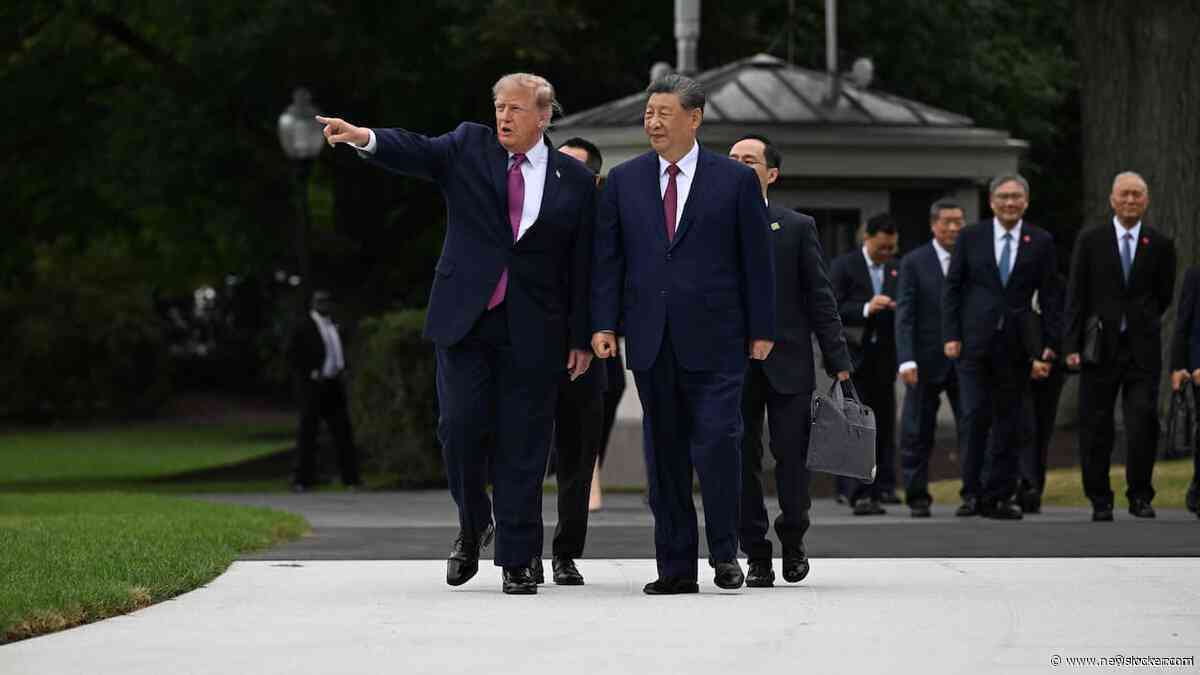 Trump prijst Chinese president Xi bij aankomst in Witte Huis