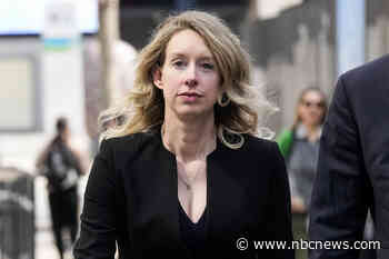 Elizabeth Holmes to be transferred to a halfway house