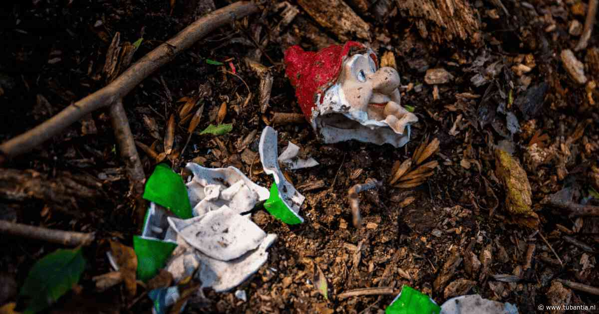 Vandalen slaan toe in kabouterbossen: in het hele land worden kabouters aan diggelen geslagen