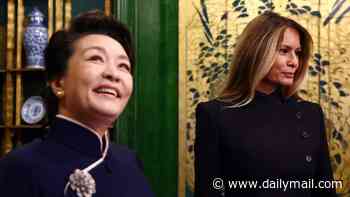 The very subtle clue Melania Trump was 'over-awed' by Xi's wife ... as she mirrors her every move