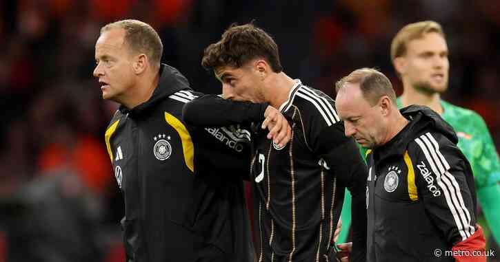 Arsenal forward Kai Havertz suffers injury during Germany vs Netherlands
