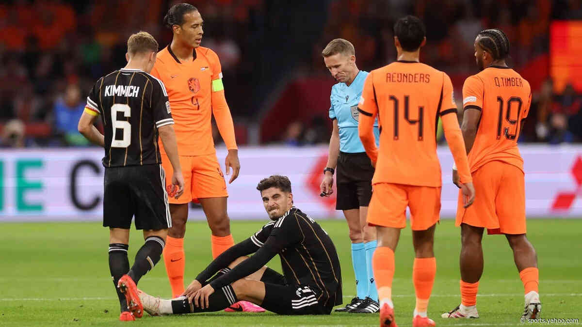Arsenal dealt injury blow as Kai Havertz limps off in Germany clash