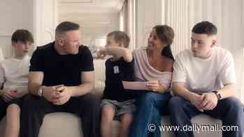 Wayne Rooney insists he'd never hire a nanny despite struggling with the 'chaos' of raising four sons - while tearful Coleen admits she's finding it hard to juggle work and motherhood