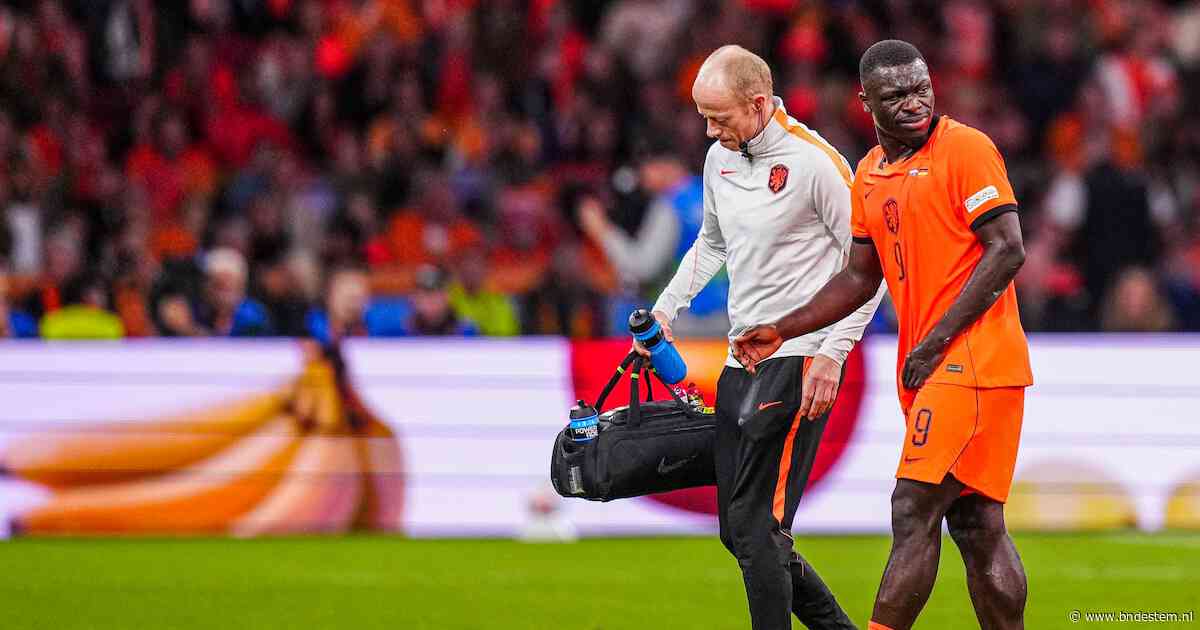 Spitsenprobleem bij Oranje: na afmelding Donyell Malen valt Brian Brobbey snel geblesseerd uit