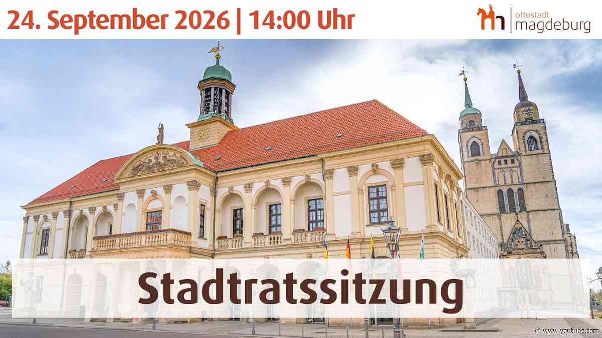 Livestream der Stadtratssitzung am 24. September 2026