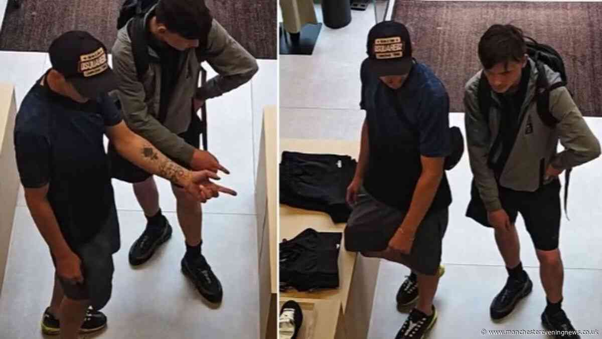 CCTV released after staff and customers 'pushed over' in shop robbery