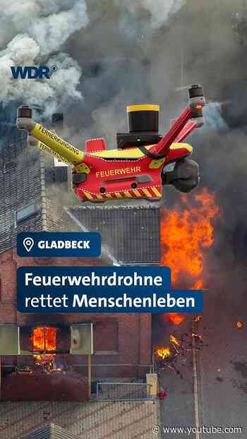 Diese Feuerwehr-Drohne rettet Menschenleben I WDR #shorts #feuerwehr #nrw#news