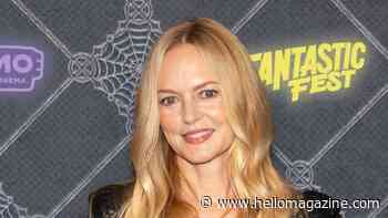 Heather Graham, 56, shows off incredible figure in sheer gothic dress