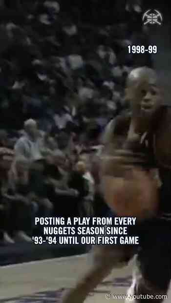 Nick Van Exel crossover for 28 days until Nuggets Basketball