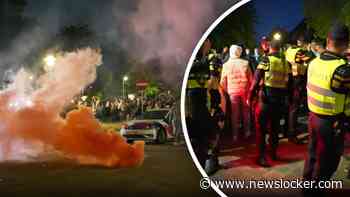 Beelden: ME grijpt in bij uit de hand gelopen azc-protest in Kesteren