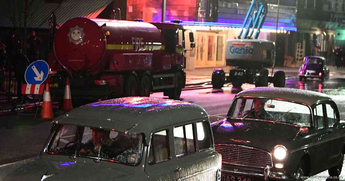 Beatles stars back in Liverpool as filming continues for four biopics