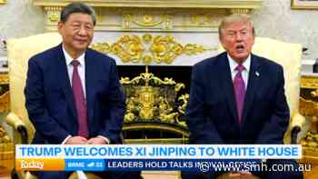 Donald Trump hosts China president at White House