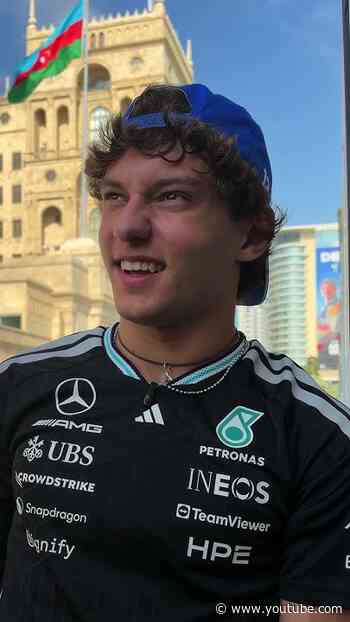 Never a day off from motorsport 🤷‍♂️ #f1 #mercedesf1 #kimiantonelli